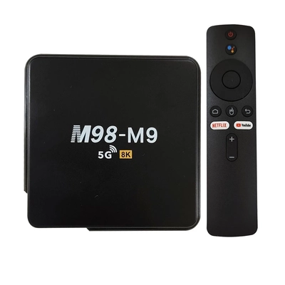 M98-M9 5G Android Smart Set Top Streaming Box with Voice Control Remote