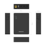 MARSRIVA ET3 8400mAh Smart Mini DC UPS for Router, ONU & CCTV