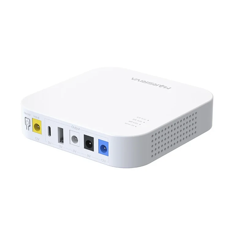 MARSRIVA KP4 10000mAh Smart Mini DC UPS for Router, ONU & CCTV