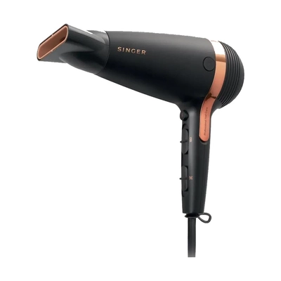 Singer BG-SHD-7081 2100W Hair Dryer – Black & Rose Gold