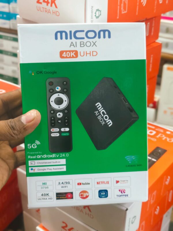 Micom 40K 5G Ultra HD Android TV Box