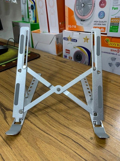Foldable Aluminum Laptop Stand – Premium Adjustable Stand for 10–17 Inch Laptop & Tablet