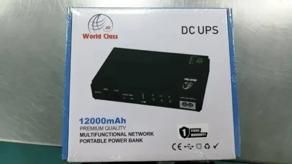 World Class 12000mAh Wifi Mini DC UPS